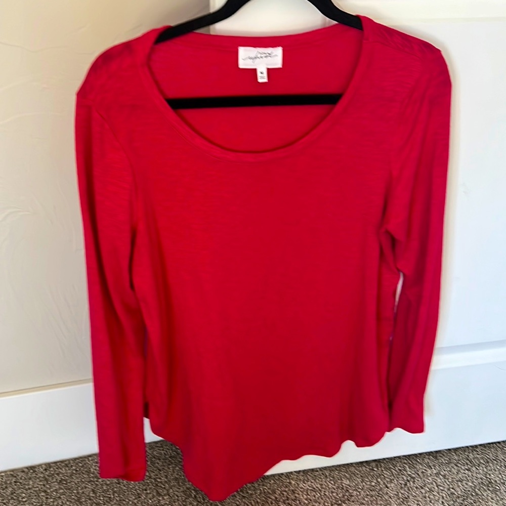 Bright red Soma wknd tunic tee! Size Medium.